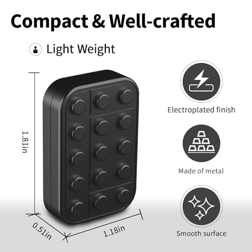 Image of Fidget Toys Adults Magnetic Desk Toy Metal Fidgets Slider, Stress Relief Sensory Toys for Autism ADHD Anxiety, Stocking Stuffers Gifts for Men Women