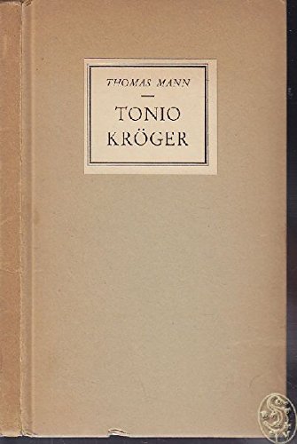 Tonio Kroger [German] B008KRVHKW Book Cover