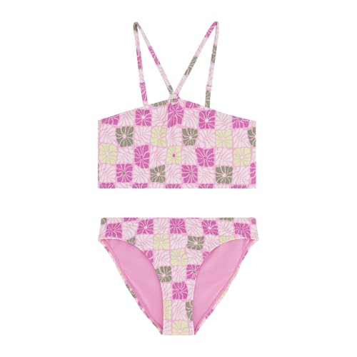 Image of Roxy Girls' Two-piece Bikini Swimsuit Set, UPF 50+ Sun Protection, Quick-Dry Bathing Suit