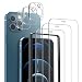 Produktbild mixigoo 3 Stück Panzerglas Kompatibel mit iPhone 12 Pro Max, 3 Stück Kamera Schutzfolie mit Positionierhilfe Anti-Bläschen HD Klar 9H Härte Panzerglasfolie Anti-Kratzen Displayschutzfolie -6,7''