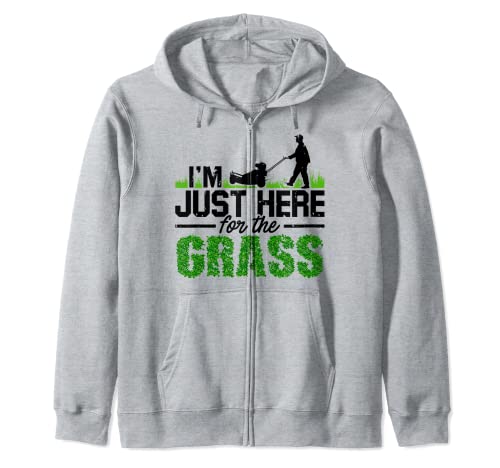 I'm Just Here For The Grass Cortacésped Hobby Gardener Garden Sudadera con Capucha
