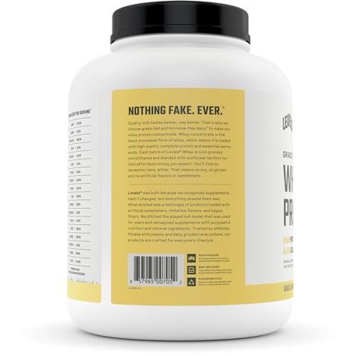 Levels Nutrition VB51001 Levels Grass Fed Whey Protein Powder thumb #6