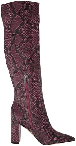 GUESS Women's Ladie Knee High Boots, Berry Snake, 10 | Image 5