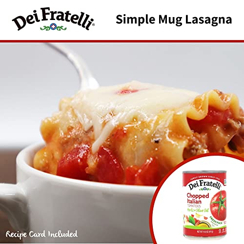Dei Fratelli Cook's Dinner Prep Variety Tomato Pack - Chopped Mexican, Chopped Italian, Petite Diced – Vine-Ripened Tomatoes - Non Gmo, Gluten Free (14.5Oz Cans, 6-Pack) #TOP4