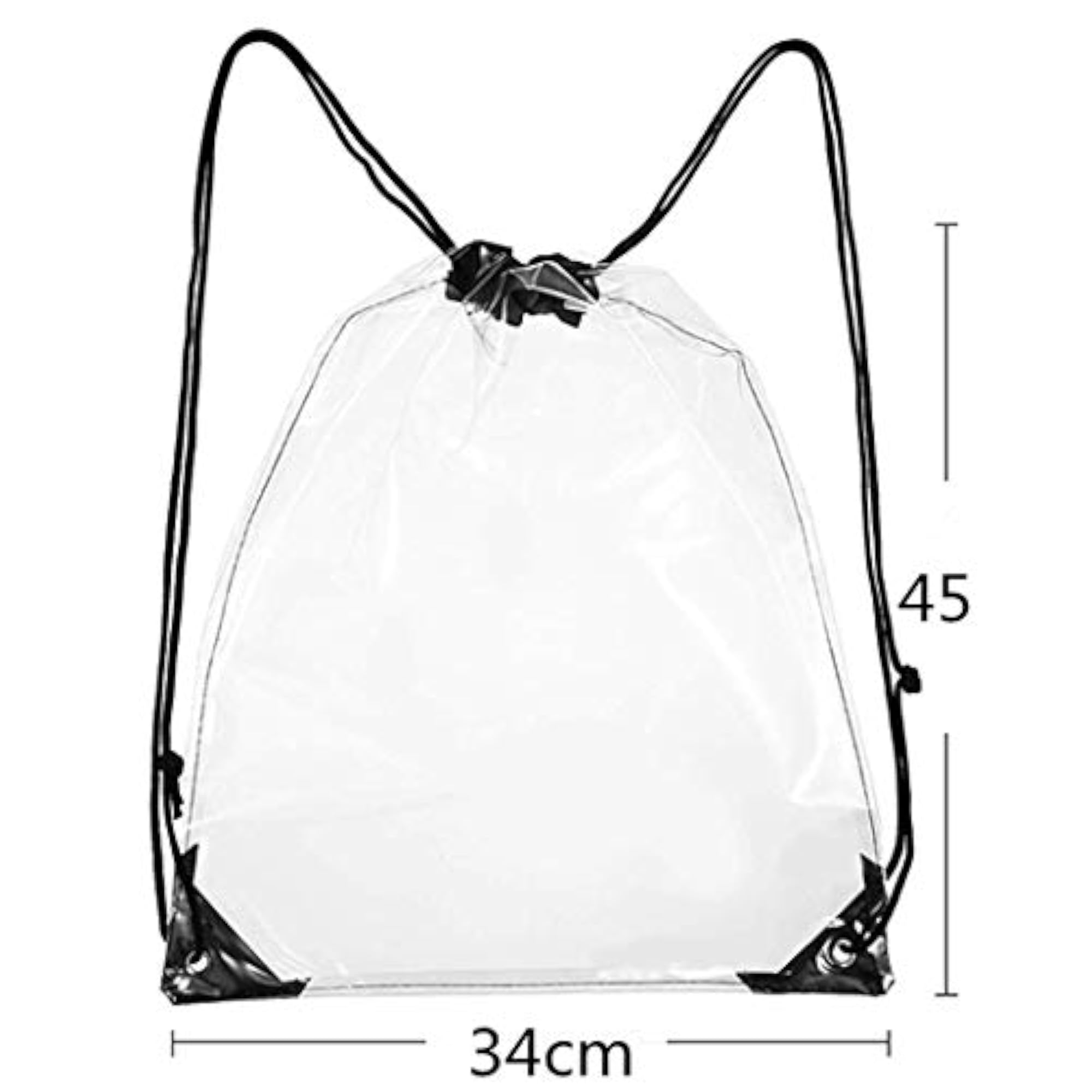 Clear Drawstring Stadium Backpack, Portable