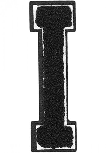 Preisvergleich Produktbild Urban Classics Aufnähbuchstaben UC Letter I, Schwarz, One size
