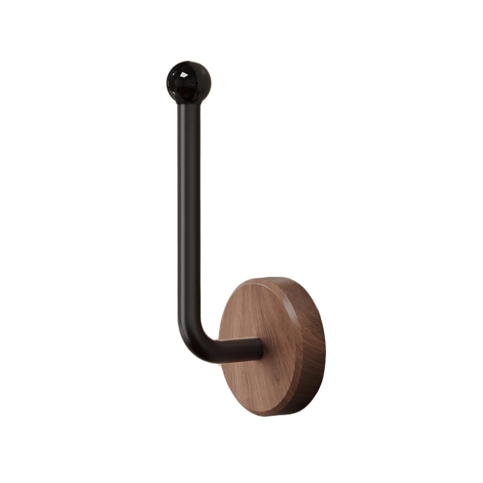 carotoe Sturdy Adhesive Hooks Using Strong Glues Bucolic Hooks Decors for Clothes Towels Home Organization Wooden Bathroom Storage