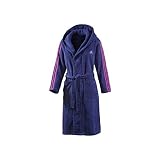 adidas Damen Bademantel 3 Stripes, Amazon Purple F14/Flash Pink S15, S