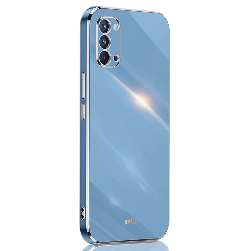 SEAHAI Cover per Oppo Reno 4 5G (Reno4 5G), Specchio Case Clear View