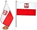 Produktbild Flaggenfritze® Tischflagge Polen mit Adler - 15 x 22 cm
