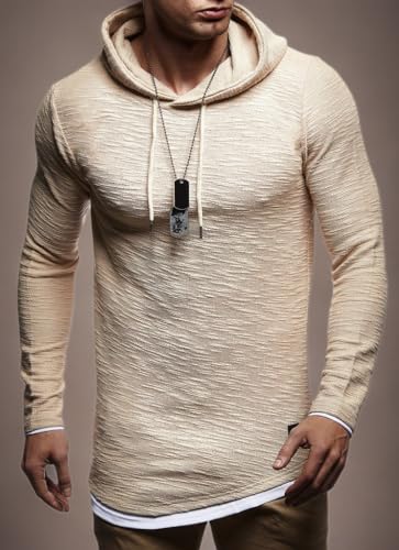 Leif Nelson LN8120 Men's Oversized Hoodie Sweatshirt4