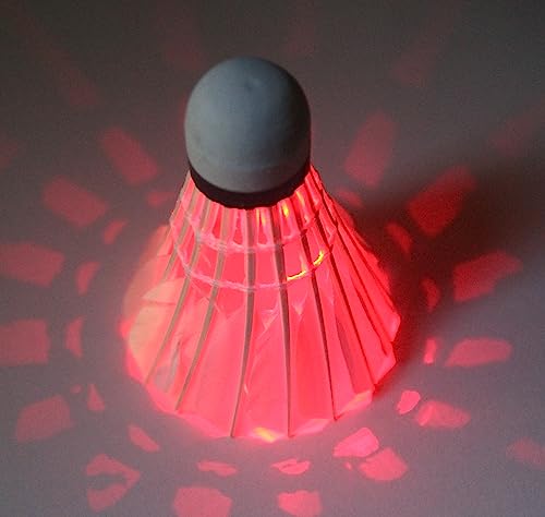 Inngree Led Badminton Birdies, Led Colourful Shuttlecock Dark Night Goose Feather Glow Birdies Lighting Outdoor Indoor Sport Activities (Colourful-6Pcs) #TOP7