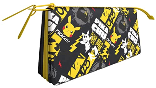 CYP BRANDS Trousse Triple Pokemon Rouge