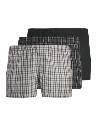 JACK & JONES Jacmilano Woven Boxers 3 Pack Pls Sn