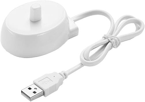 Electric Toothbrush Charger for Braun Oral-B Series D12 D20 D16, Tooth Brush Adaptor Charging Cradle, Universal USB Port Charger