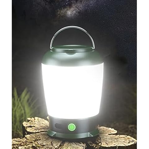 Camping Light, LETOUR Camping Lantern USB Rechargeable Portable Tent Light 6 Lighting Modes Camping Lamp for Outdoor Hiking , Enmergecy, Outage Cover