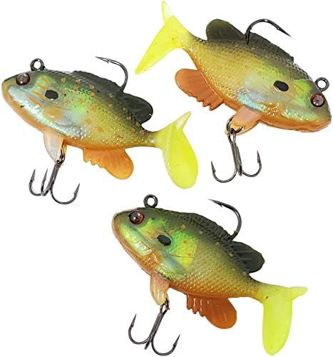 Storm Fishing Lures Wildeye Live 2" Sunfish 1/4oz 3 Pack