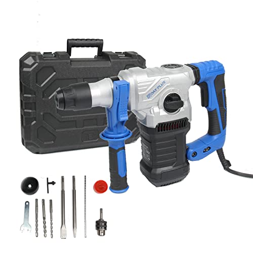 Professional Bohrhammer Schlagbohrmaschine Stemmhammer Hammer (1500 Watt, Schlagstärke von 6 J, Bohr-Ø Beton max: 32 mm…