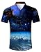 Produktbild Spreadhoodie Männer Sommer Hemden Freizeithemd Badehose 3D Druck Hawaii Hemd und Shorts für Herren Jungen M