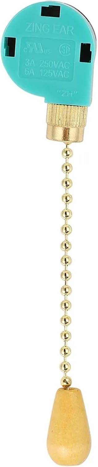 Ceiling Fan Pull Chain 3Pcs Professional Wave Ceiling Lamp Pull Chain Switch Replacement for Ceiling Fan Light Fixture Control with Festive Joyful Vibe for Ceiling Fans and Lamps(110X2.5X2.1CM)