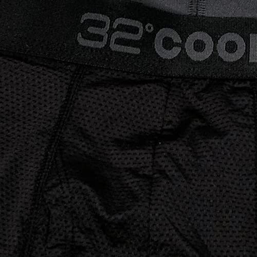 32 Degrees Men's Underwear Size L Reg Cool 2-Pack Nylon Black3