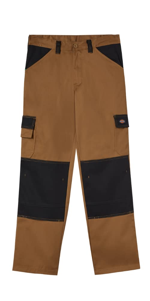 Dickies, Men's, Everyday Trouser, Khaki/Black, 33W / 30L
