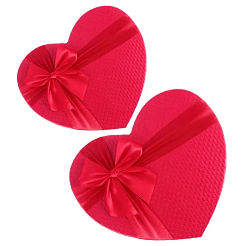Boîte de mariage cœur rouge idéale pour décorer votre table