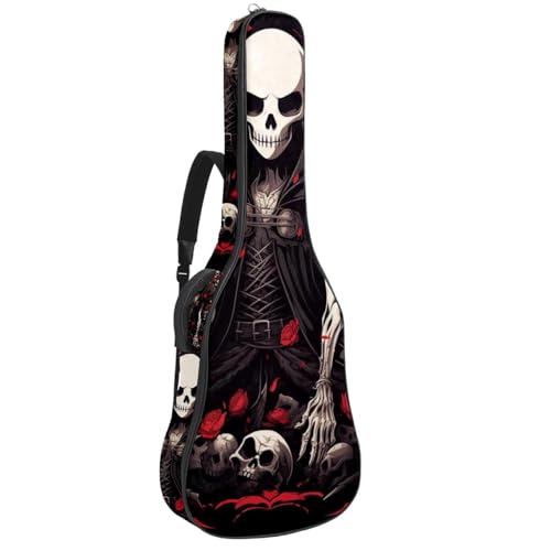 Sac de transport pour guitare basse en tissu Oxford imperméable avec éponge