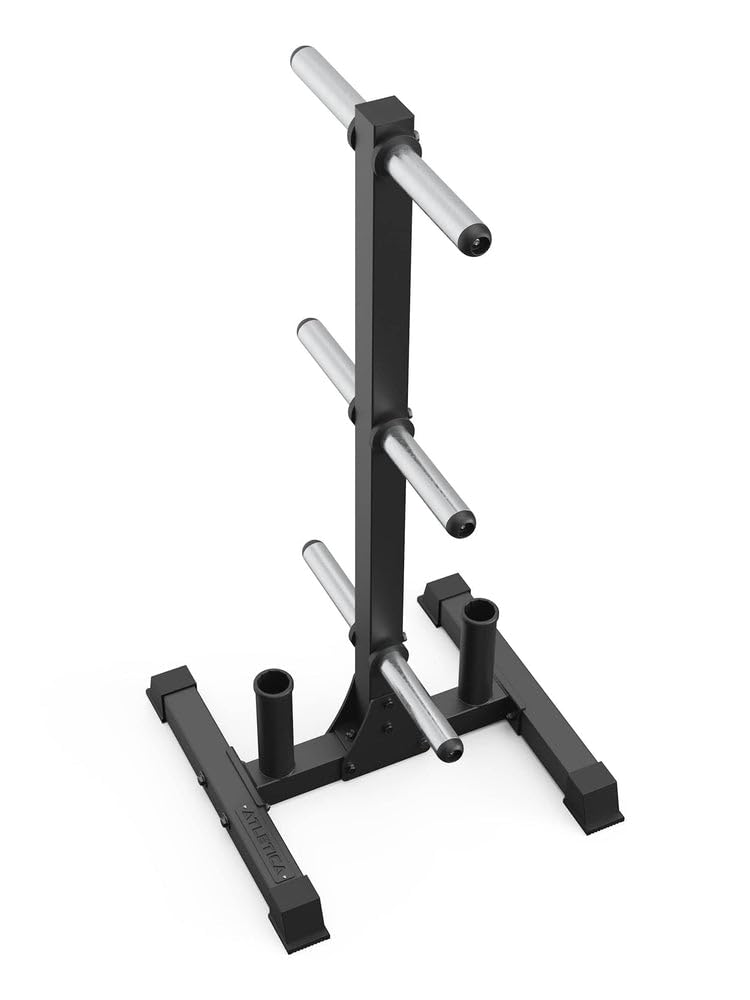 ATLETICA Rhino Storage | Ablage für Gewichte | Ablage für Ø 50 mm Scheiben und Stangen | Mehr Ordnung im Gym | Platzsparend | Hochbelastbar | Gummiprotektoren | 21 kg