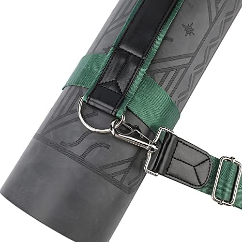 Yogi Bare Yoga Strap for Carrying Mat - Adjustable Yoga Mat Carry Sling Vegan Leather & Nylon - Yoga Accessories & Equipment for Travel