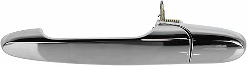 Miniatura 495 de TRQ Manija de puerta exterior delantera izquierda plateada para el lado del conductor compatible con Nissan 370Z 2009-2017