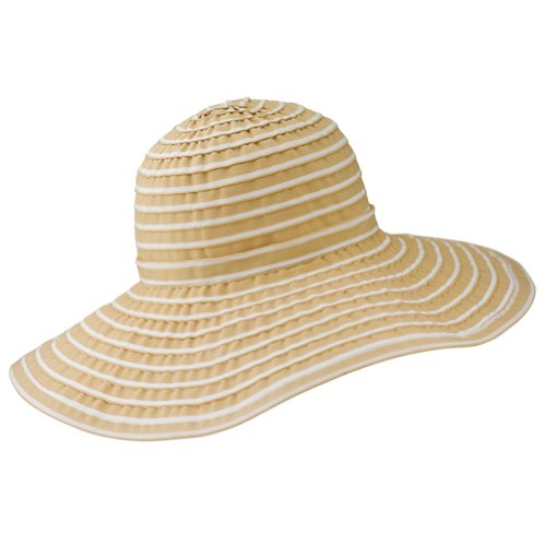 SAN DIEGO HAT CO Wmn Ribbon Crushr Large Brim, 1 EA