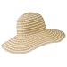 San Diego Hat Company Women's Large Brim Hat O/S Beige