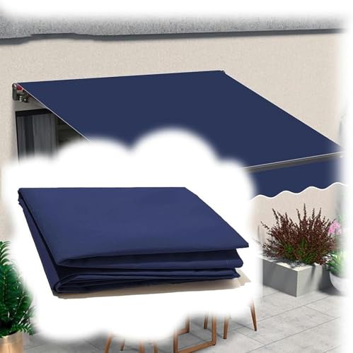 Vela de sombra impermeable y lona de toldo de patio de reemplazo 2.4x2.7m en poliéster 2