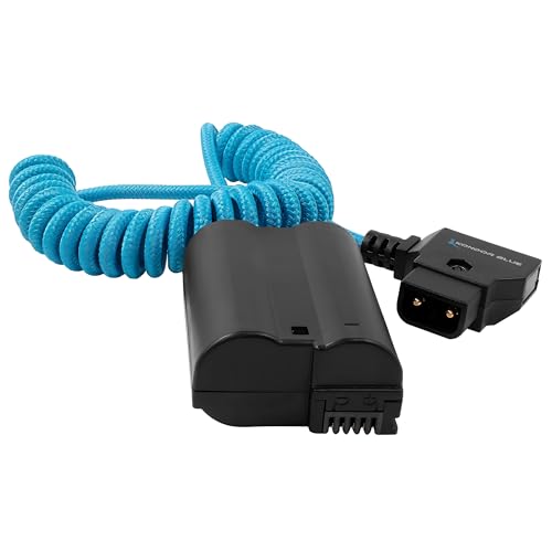 Image of KONDOR BLUE | D-Tap to EN-EL15 Dummy Battery Cable | 16"-36" Cable Compatible with Nikon Cameras | Blue