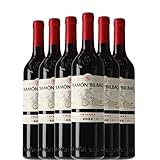 Ramón Bilbao Crianza - Vino tinto D.O. La Rioja, 100% Tempranillo - Caja de 6 botellas X 750ml - Vino Oficial de la Selección Española de Fútbol