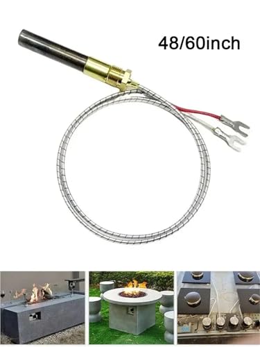 Sensor de temperatura termopila 750mv y termopar de 48 pulgadas para gas natural 3