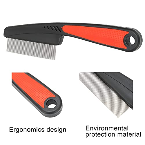 Stainless Steel Comb, Head Nit Removal Hair Comb, Fine Tooth Comb, Professional Head Nit Comb, Effectively Get Rid Of Hair Nits, Comb #TOP3