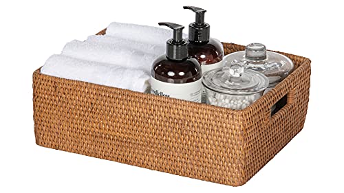 Kouboo 1060121 Laguna Rattan Shelf & Organizing Basket #TOP1