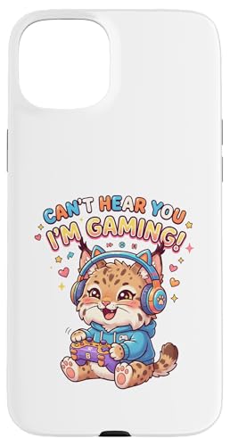 Bobcat Video Gamer, Gaming Can't Hear You I'm Gaming �X�}�z�P�[�X iPhone 15 Plus �p