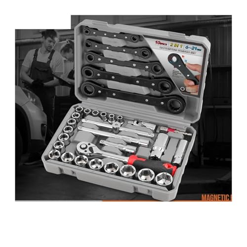 Juego combinado de herramientas automotrices 32 piezas miniatura 7