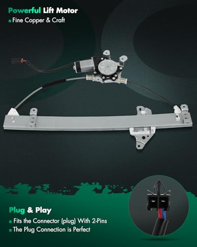 Image of SCITOO Power Window Regulator w /Motor for Nissan Frontier 2000-2004