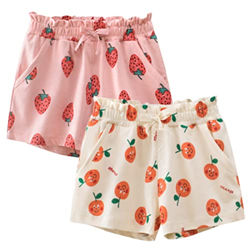 HILEELANG Toddler Boys' Shorts 3-Pack Summer Cotton French Terry Solid Adjust Pocket Shorts 12M-7Y