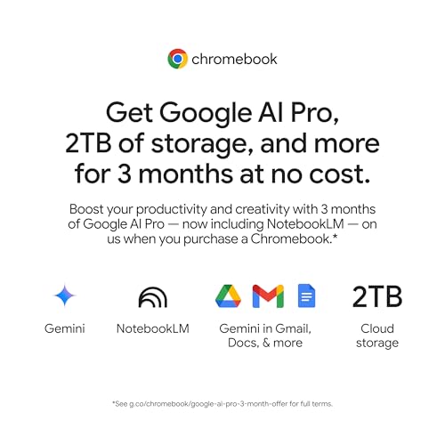 Lenovo Chromebook m 14" - Everyday Laptop - Google Gemini - MediaTek Kompanio 540 CPU - 14" WUXGA IPS Display - 8GB RAM - 64GB UFS Storage - Integrated Arm Mali-G57 MC2 GPU - Cosmic Blue by Lenovo - Image 8