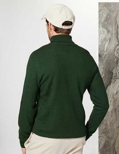 Image of Amazon Brand - Symbol Men's Casual Acrylic High Neck Sweater (Available in Plus Sizes)