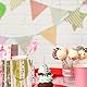 Glick Kleine Linea Geschenktüte mit Blumenmuster, luxuriöse recycelbare Tasche für besondere Geschenke, 14 x 14 x 6 cm, hochwertiges Papier, ideal für Geburtstage & Feiern