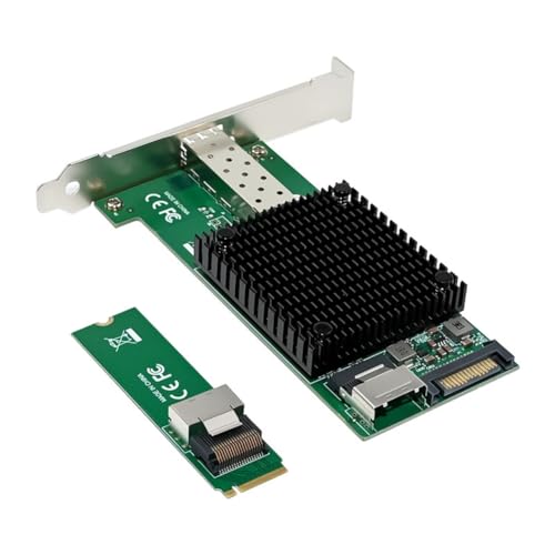 M.2 10G Server Network Card M.2 M X520-DA1 10G SFP+ Fiber Optic Industrial Computer Server Network Card JL82599EN Chip miniatura 5