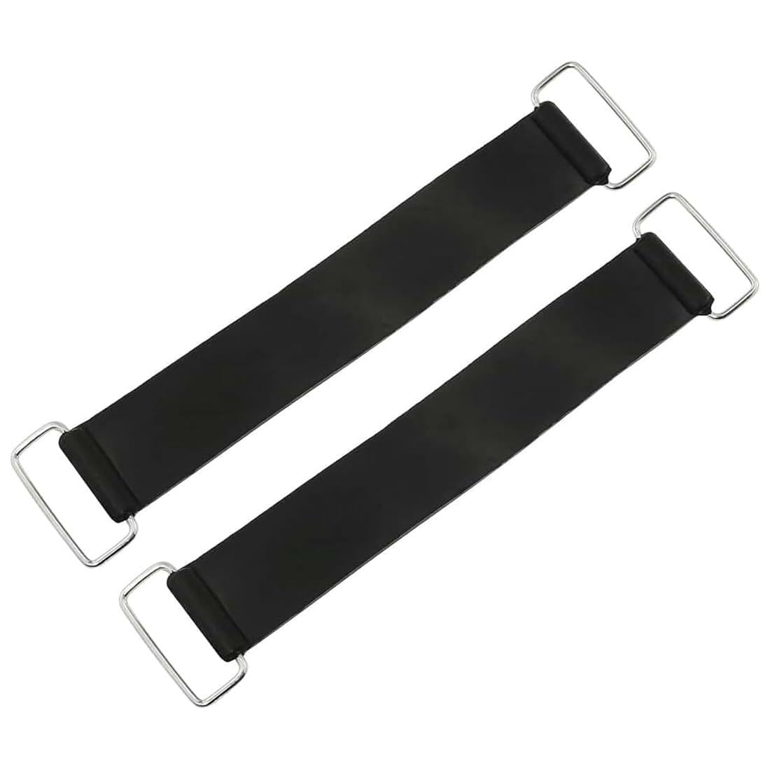 2 Pezzi Cinturino elastico in gomma per batteria Cinghie per Batteria Antiscivolo Elastico Cintura elastica per moto supporto batteria fascia in gomma montaggio per motociclette