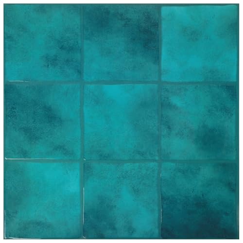 Dark Turquoise Spanish Handmade Tile