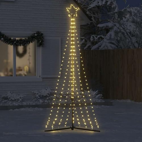 Árbol de Navidad LED elegante de 250 cm y 447 leds cálidos para entrada 3